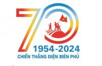 Mẫu biểu trưng (logo) sử dụng chính thức trong các hoạt động tuyên truyền Kỷ niệm 70 năm Chiến thắng Điện Biên Phủ.