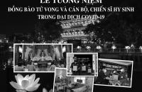 Lễ tưởng niệm đồng bào tử vong và cán bộ, chiến sỹ hy sinh trong đại dịch COVID-19  lúc 20h00, ngày 19/11/2021