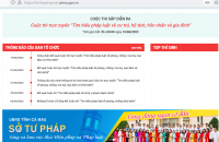 Cà Mau phát động hưởng ứng Cuộc thi trực tuyến  “Tìm hiểu pháp luật về cư trú, hộ tịch, hôn nhân và gia đình” năm 2022