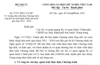 Bộ Nội vụ hướng dẫn triển khai Chương trình tổng thể cải cách hành chính nhà nước giai đoạn 2021 – 2030