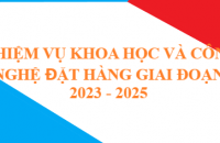 Danh mục nhiệm vụ khoa học và công nghệ đặt hàng giai đoạn 2023 - 2025