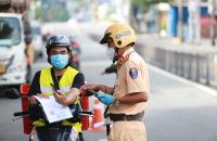 Kiểm tra, xử lý các trường hợp người đi giao hàng không thuộc đối tượng được cho phép