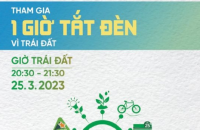 Hưởng ứng Chiến dịch “Giờ Trái đất 2023”
