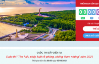 Cà Mau: Tổ chức Cuộc thi trực tuyến “Tìm hiểu pháp luật về phòng, chống tham nhũng” năm 2021