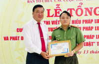 Tổng kết và trao giải cuộc thi viết “Tìm hiểu pháp luật hòa giải ở cơ sở” và Cuộc thi trực tuyến “Tìm hiểu pháp luật về quyền dân sự, chính trị ”