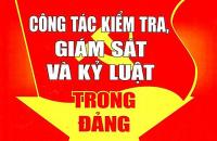 Chi bộ thực hiện công tác kiểm tra, giám sát của Đảng