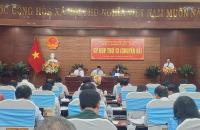 Chủ trương chuyển mục đích sử dụng rừng sang mục đích khác Dự án đầu tư xây dựng Trụ sở hành chính thị trấn Rạch Gốc, huyện Ngọc Hiển