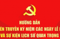 Tuyên truyền kỷ niệm các ngày lễ lớn  và sự kiện lịch sử quan trọng trong năm 2024