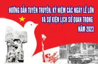  Cà Mau triển khai các hoạt động kỷ niệm các ngày lễ lớn và sự kiện lịch sử quan trọng trong năm 2023