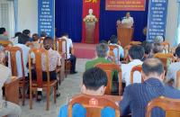 Ủy ban MTTQ Việt Nam tỉnh tập huấn công tác tuyên truyền xây dựng nông thôn mới tại xã Tân Ân, huyện Ngọc Hiển