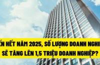 Mục tiêu đến 2025, cả nước sẽ có 1,5 triệu doanh nghiệp