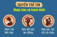 “Chung tay bảo vệ trẻ em, hãy lên tiếng phòng, chống xâm hại, bạo lực trẻ em”