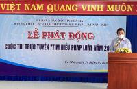Phát động cuộc thi trực tuyến “Tìm hiểu pháp luật năm 2022”