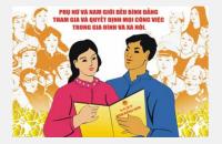 Tăng cường sự tham gia bình đẳng của phụ nữ trong các vị trí lãnh đạo và quản lý ở các cấp hoạch định chính sách giai đoạn 2021 - 2030” trên địa bàn tỉnh Cà Mau