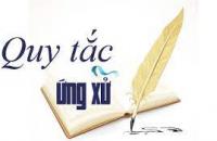 Quy tắc ứng xử của người hoạt động trong lĩnh vực nghệ thuật