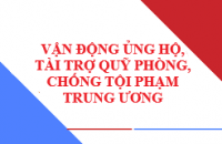 Vận động ủng hộ, tài trợ Quỹ phòng, chống tội phạm Trung ương