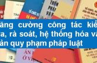 Kế hoạch Công tác xây dựng, ban hành, kiểm tra, rà soát và hệ thống hóa văn bản quy phạm pháp luật năm 2023 trên địa bàn tỉnh Cà Mau