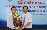 Sở Tư pháp Cà Mau phát động cuộc thi trực tuyến tìm hiểu pháp luật về bầu cử
