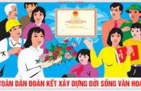 Thực hiện Phong trào “Toàn dân đoàn kết xây dựng đời sống văn hóa”  năm 2023 