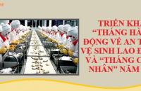 Triển khai “Tháng hành động về An toàn, vệ sinh lao động” và “Tháng Công nhân” năm 2022