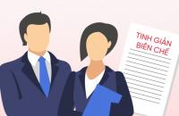 Thực hiện chính sách tinh giản biên chế đúng chế độ, chính sách 