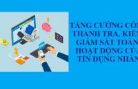 Tăng cường công tác thanh tra, kiểm tra, giám sát toàn diện hoạt động của Quỹ tín dụng nhân dân