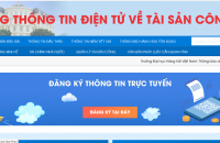 Bộ Tài chính đề nghị thực hiện đăng tải thông tin  trên Trang thông tin điện tử về tài sản công
