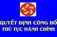 Cà Mau công bố Danh mục thủ tục hành chính mới ban hành,  được sửa đổi, bổ sung trong lĩnh vực hộ tịch